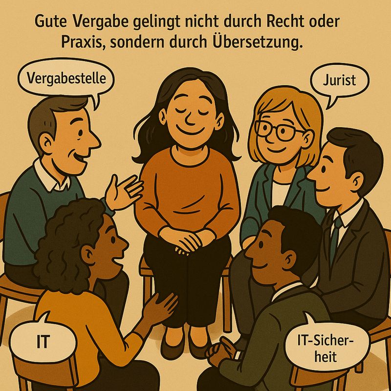 Gute Vergabe entsteht durch Übersetzung